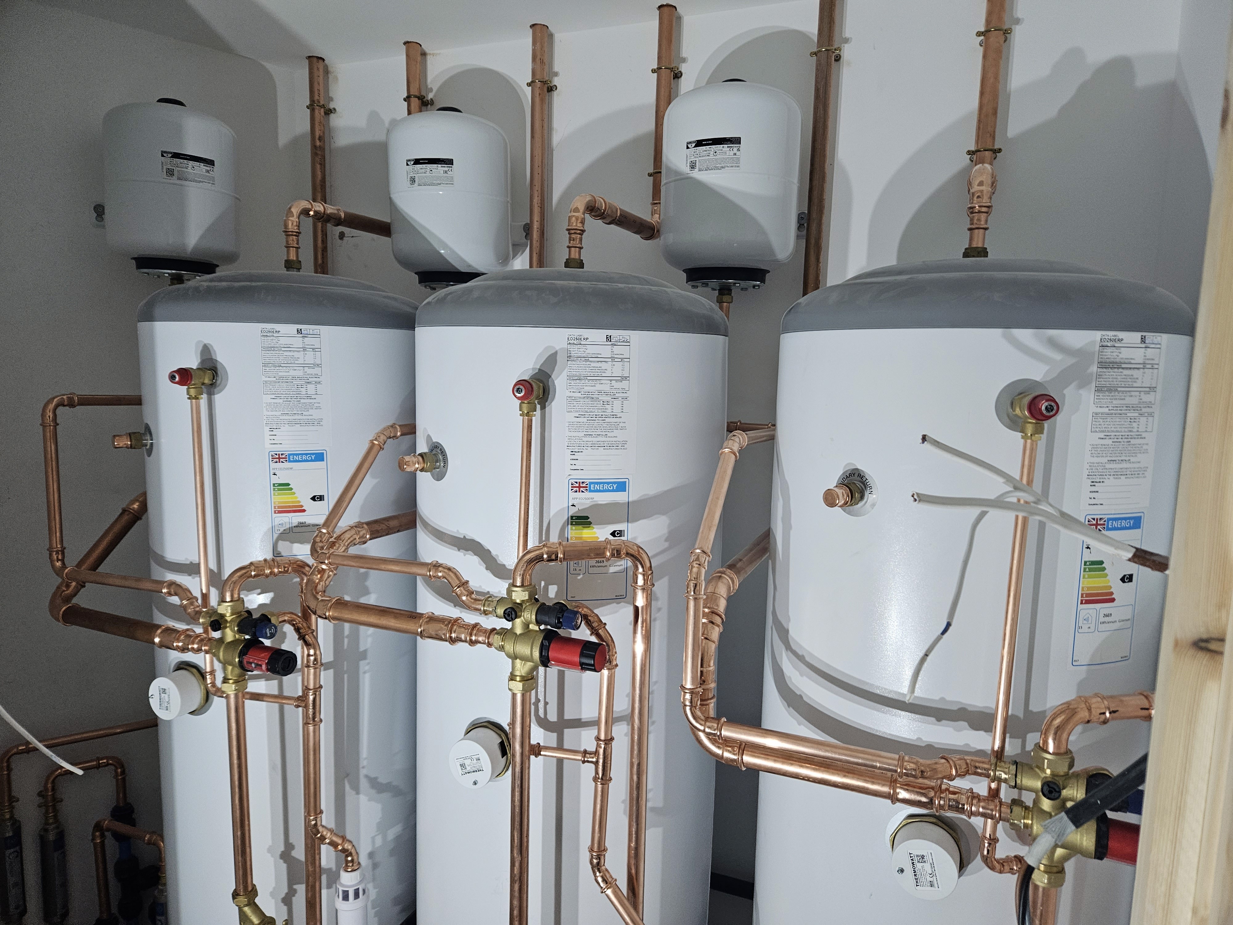 DK Gas Professional completed boiler installation